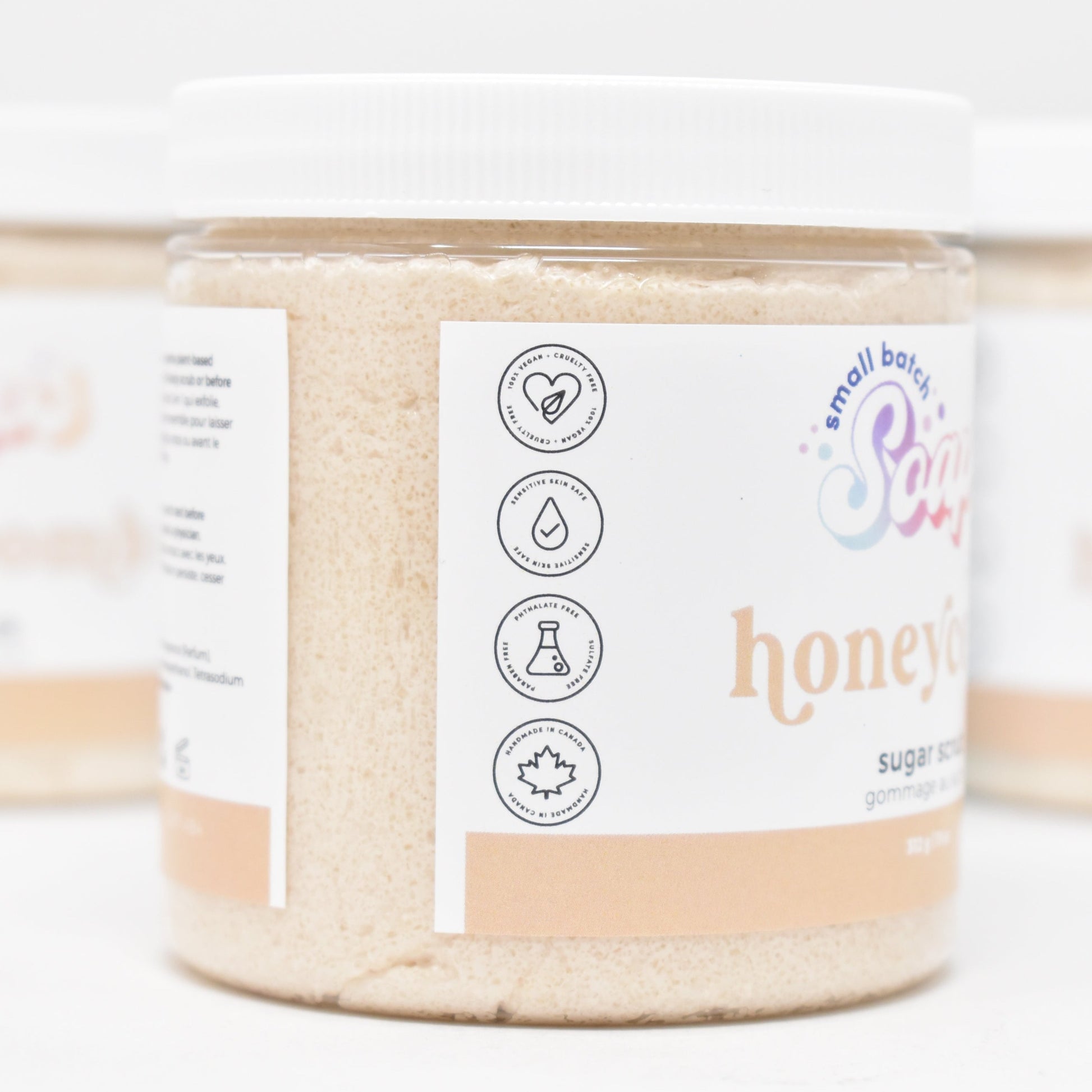 Oatmeal & Honey Sugar Scrub - Spring Scent - Small Batch Soaps