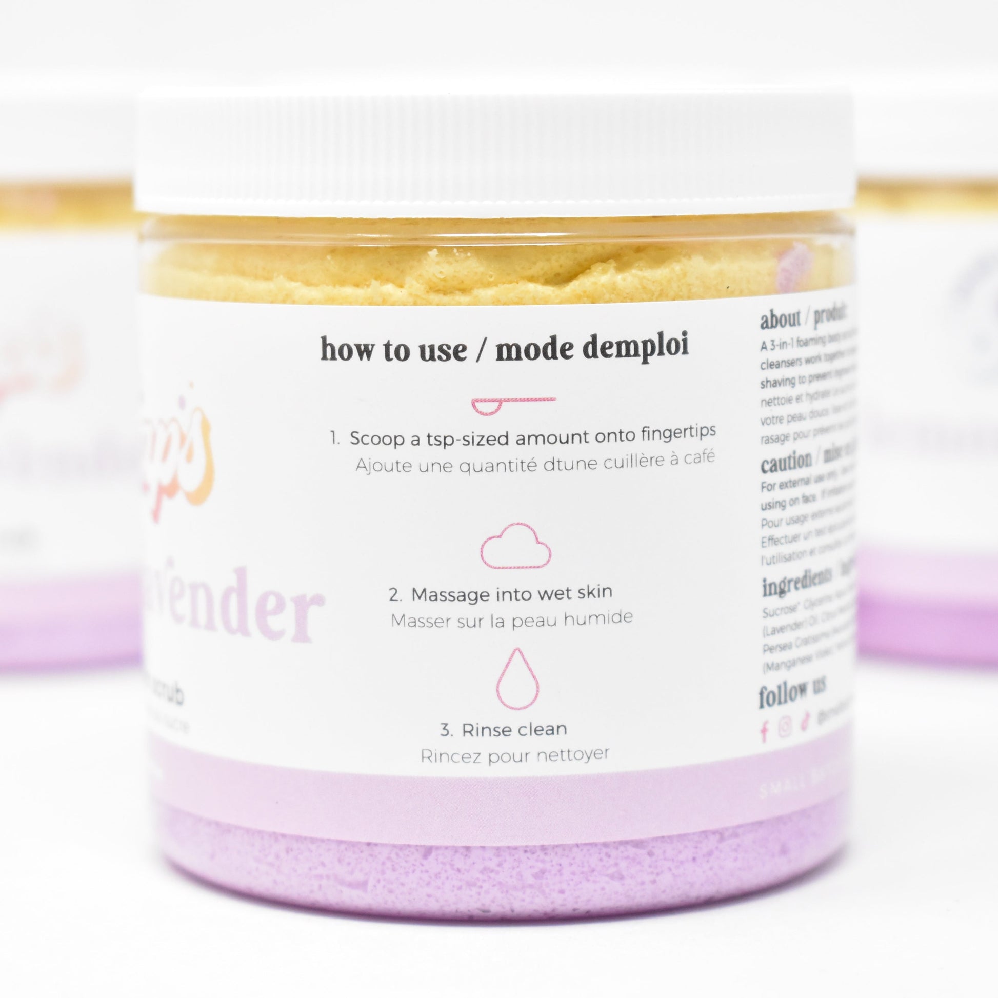 Lemon Lavender Sugar Scrub - Small Batch Soaps