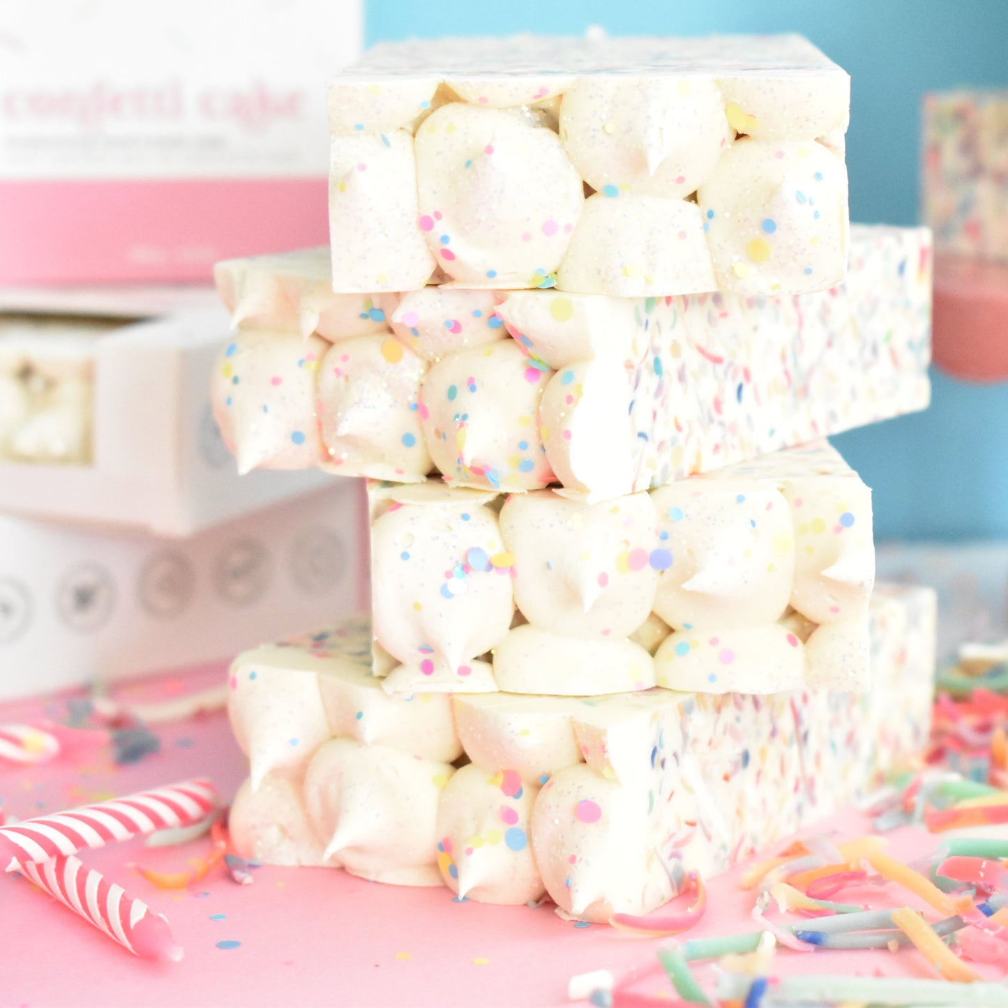 Confetti Cake Bar Soap - Small Batch Soaps