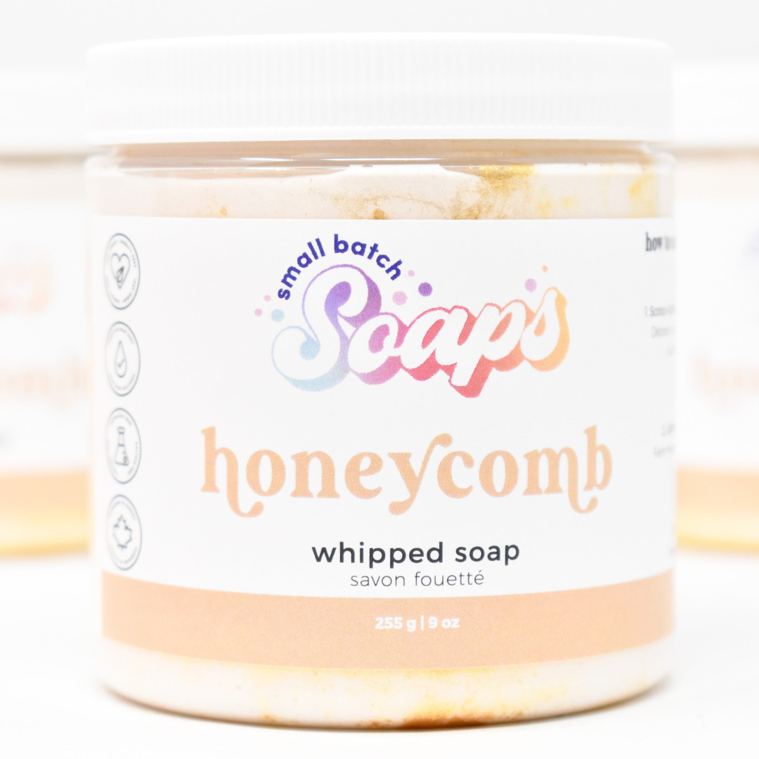 Oatmeal & Honey Whipped Soap - Spring Scent - Small Batch Soaps