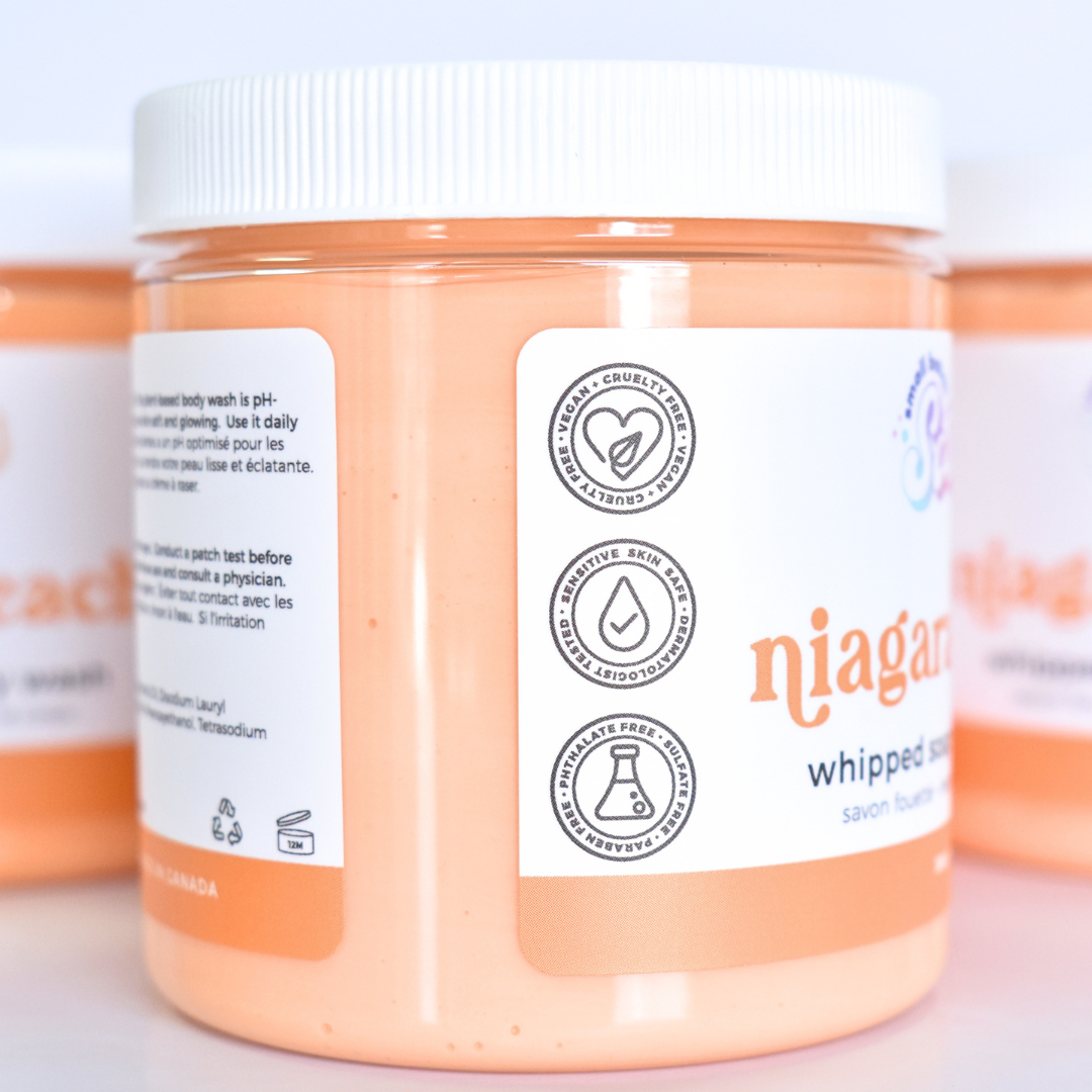 Niagara Peach Whipped Soap - Summer Scent - Small Batch Soaps