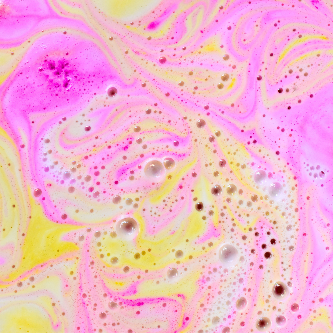 Pink Lemonade Bath Bomb Crumble - Summer Scent - Small Batch Soaps