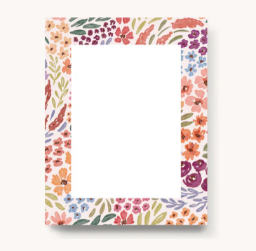 Floral Notepad - Small Batch Soaps