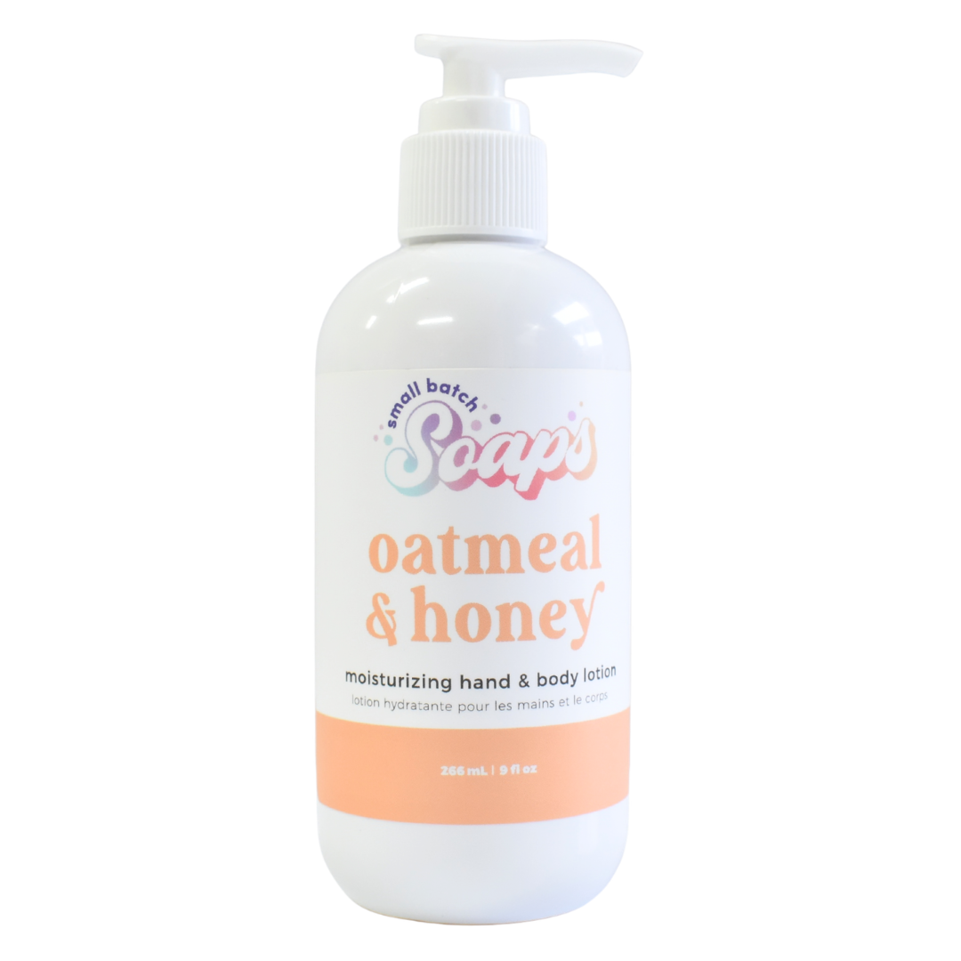 Oatmeal & Honey Moisturizer - Small Batch Soaps