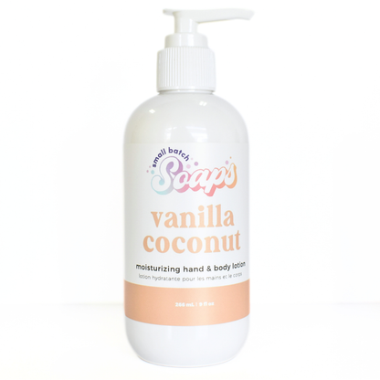 Vanilla Coconut Moisturizer - Small Batch Soaps