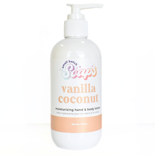 Vanilla Coconut Moisturizer - Small Batch Soaps
