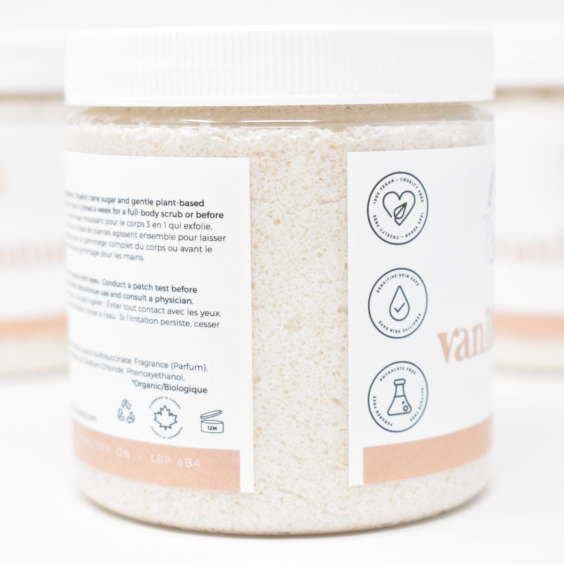 Vanilla Coconut Sugar Scrub - Small Batch Soaps