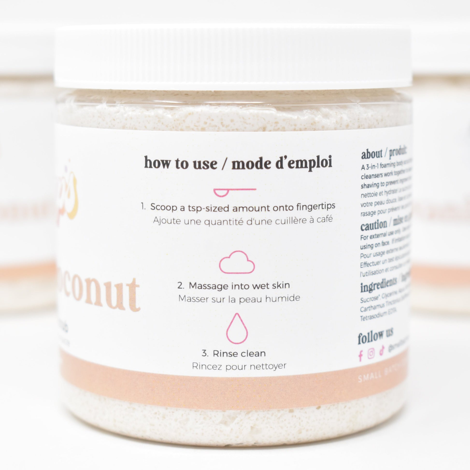 Vanilla Coconut Sugar Scrub - Small Batch Soaps
