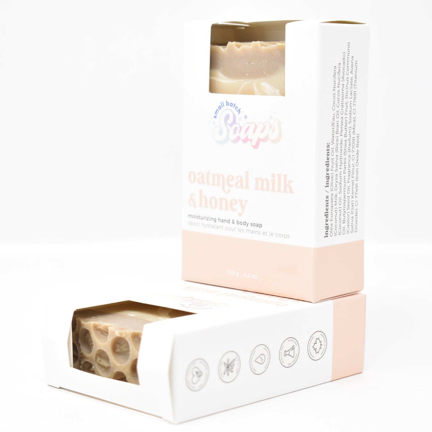 Oatmeal, Milk & Honey Soap - Small Batch Soaps